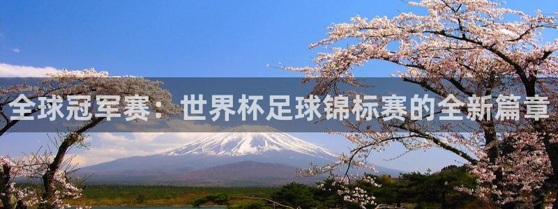 男足世界杯预选赛赛程：全球冠军赛：世界杯足球锦标赛的全新篇章